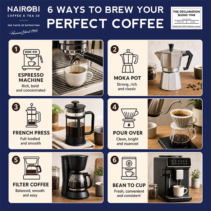 declaration blend coffee beans suitable for all brewing methods