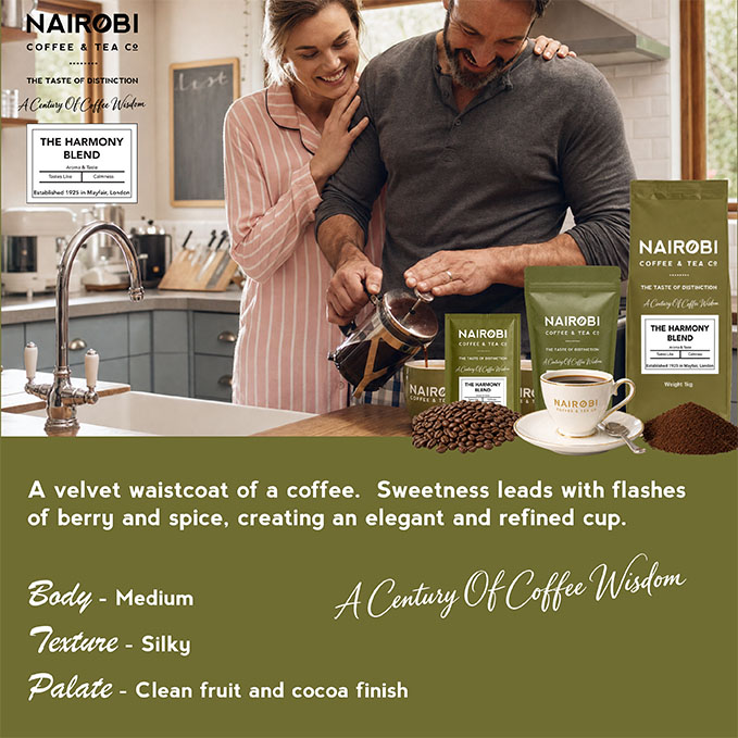 2020 Harmony Blend Coffee – Available as Coffee Beans & Ground Coffee