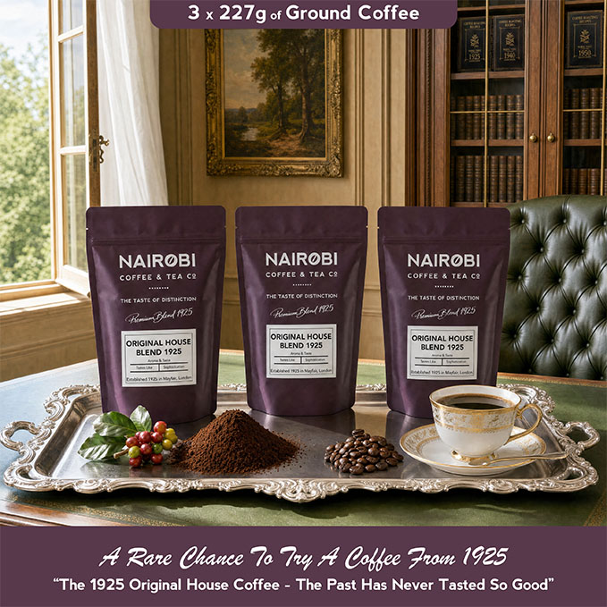 special offer deal on 3 bags of original house blend ground coffee