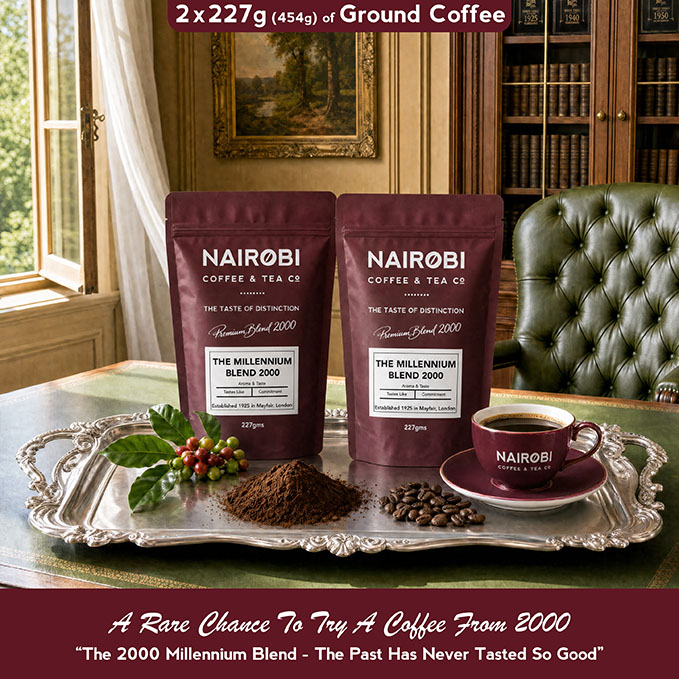The 2000 Millennium Blend – 2 × 227g Pack of Heritage Collection Ground Coffee (454g Total)