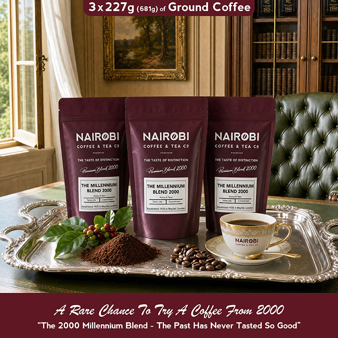 The 2000 Millennium Blend – 3 × 227g Pack of Heritage Collection Ground Coffee (681g Total)